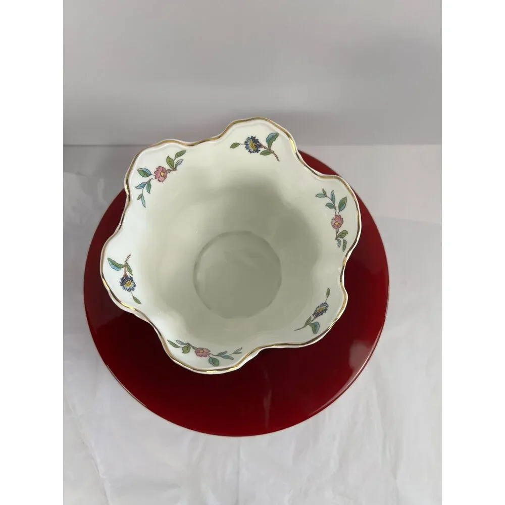 Vintage Aynsley Pembroke Victorian Cachepot Fine English Bone China  Jardiniere